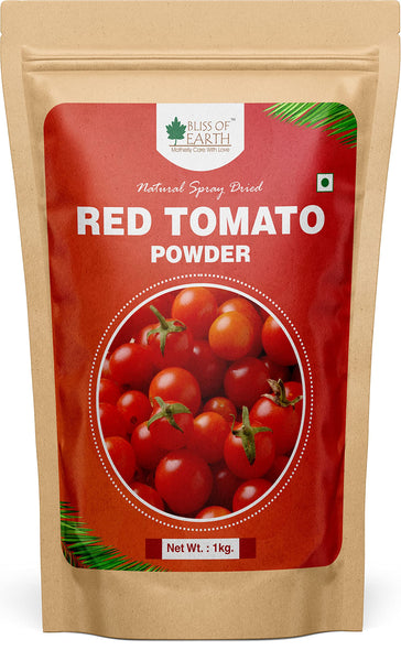 Bliss of Earth 1kg Mango Powder + 1kg Red Tomato Powder Natural Spray Dried Fruit & Veg Combo(Pack of 2)