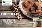 Chikoo (Sapota) Powder + Naturally Organic Dark Cocoa Powder 500gm (Pack of 2)