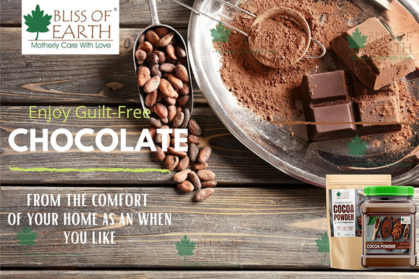 Custard Apple Powder + Naturally Organic Dark Cocoa Powder 500gm (Pack of 2)