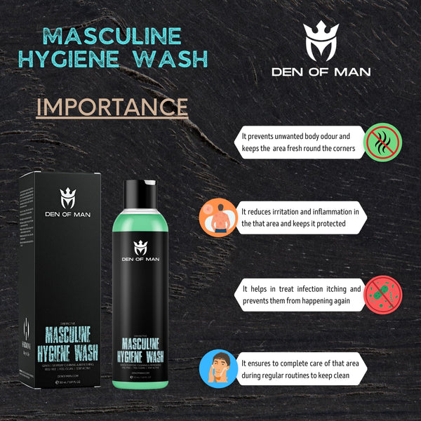 Den of Man Masculine Hygiene Wash 50GM.