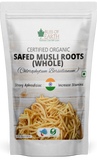Bliss of Earth Safed Musli Roots Whole Organic Chlorophytum Borivilianum Helps Boost Immunity, Energy, Stamina For Men & Women 100gm