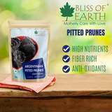 Bliss of Earth 500gm Argentinian Pitted Prunes