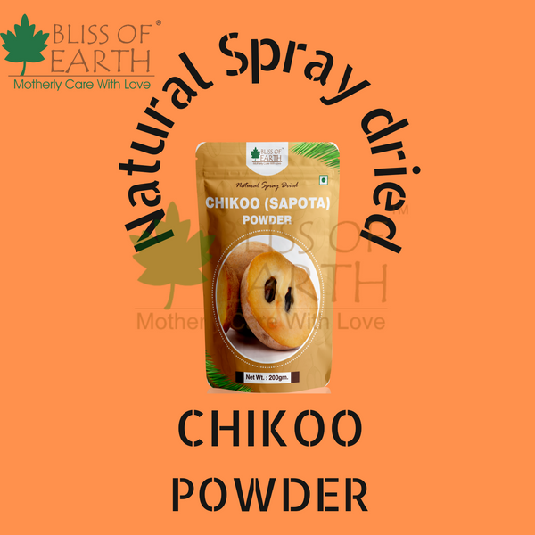 Bliss of Earth 200gm Chikoo (Sapota) Powder Natural Spray Dried