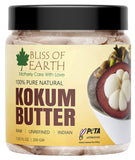 Bliss of earth 100% Pure Natural Kokum Butter Raw | Unrefined | Indian Great For Moisturized Skin,Nourishing Hair, Stretch Mark, DIY Product PETA Approved 200gm
