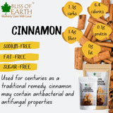 Bliss of Earth 200gm Ceylon Cinnamon (Dalchini) 5" Cut Sticks True Cinnamon Raw From Sri Lanka Original