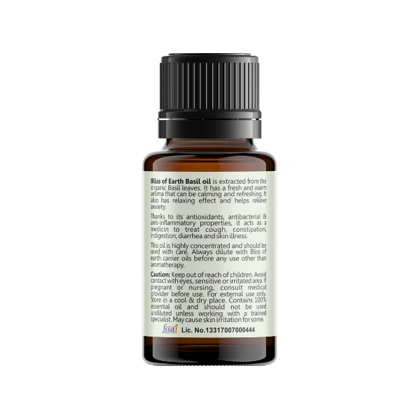 Organic Basil Essential Oil