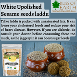 USDA Organic Sesame Seeds Raw Unpolished 500gm