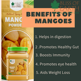 Bliss of Earth 200gm Mango Powder Natural Spray Dried king of fruits Vitamin A,C,K Rich