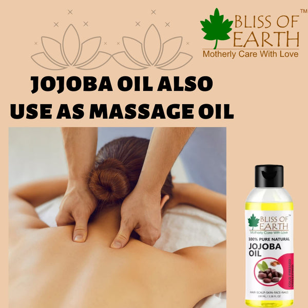 Bliss of Earth 100% Natural Pure Jojoba Oil 100ML