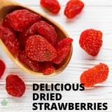 Bliss of Earth 1kg Whole Dried American Strawberries