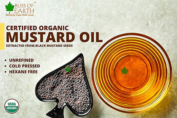 USDA Organic Black Mustard Oil 1 ltr