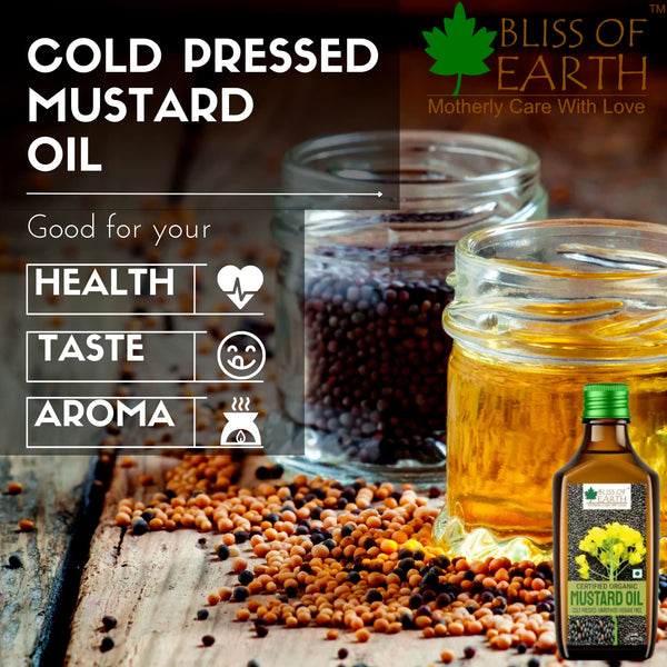 USDA Organic Black Mustard Oil 500 ml