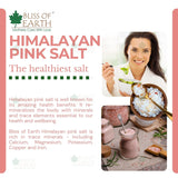 Bliss of Earth 1KG Pure Reguler Pakistani Himalayan Pink Salt