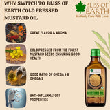 USDA Organic Yellow Mustard Seed Oil 500 ml