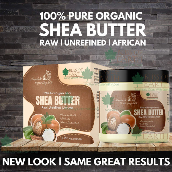 100% Pure Organic African Shea Butter 200GM