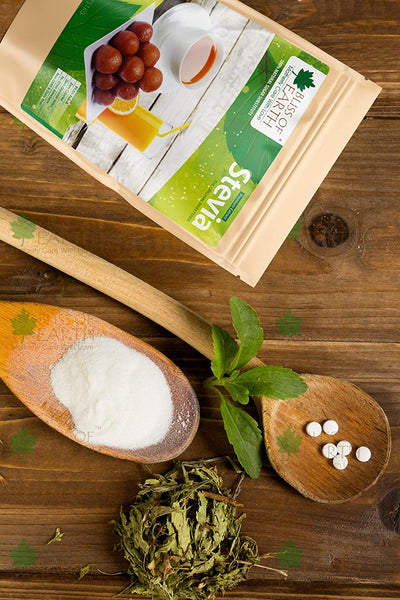 Bliss of Earth Stevia Powder Made From 99.8% REB-A, Natural & Sugarfree Keto Sweetener For Cake Bake & Shake, Zero Calorie & Zero Glycemic Index, 1kg