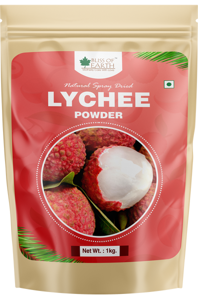 Bliss of Earth 1kg LYCHEE (litchi) Powder Natural Spray Dried Vitamin A & C Rich Boost your Immunity