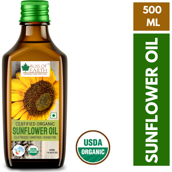 USDA Organic Sunflower Oil 500 ml