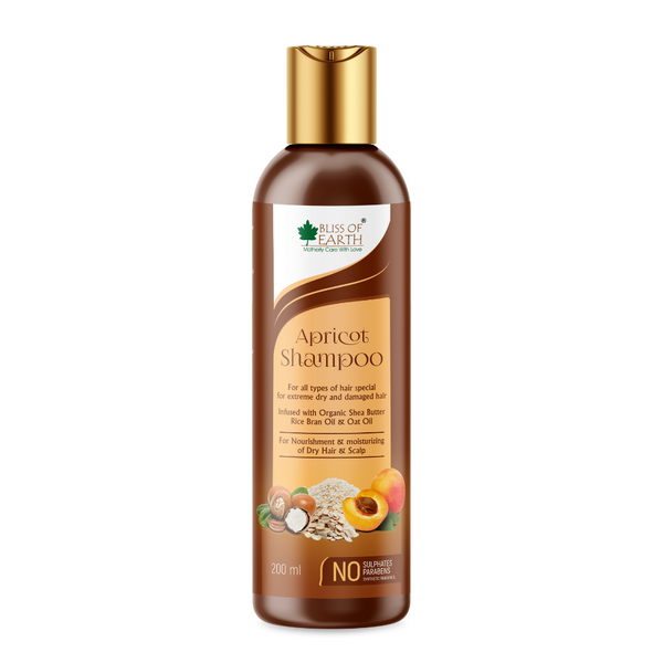 Apricot Hair Shampoo for all types of hair special for extreme dry and damaged hair  200ml