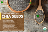 USDA Organic Raw Chia Seeds 200 gm