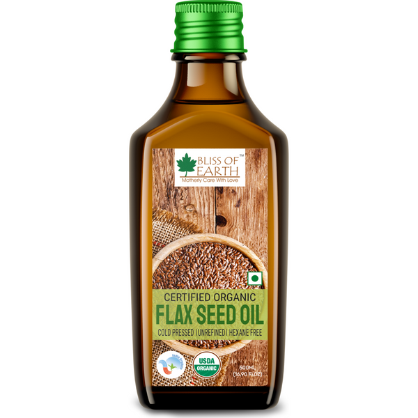 Certified Organic Flaxseed Oil 500ML