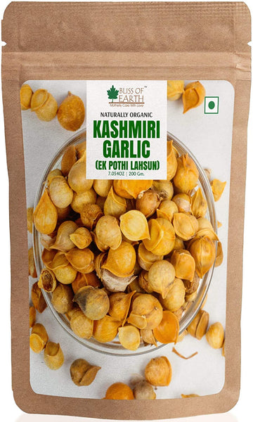 Bliss of Earth Naturally Organic Kashmiri Garlic 200gm