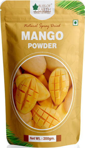 Bliss of Earth 200gm Mango Powder Natural Spray Dried king of fruits Vitamin A,C,K Rich