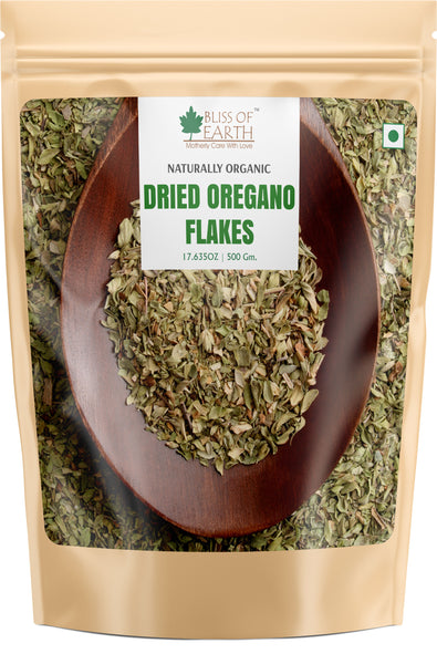 USDA Certified Naturally Organic Oregano Flakes 500 GM