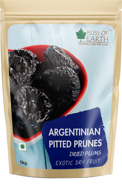 Bliss of Earth 1kg Argentinian Pitted Prunes