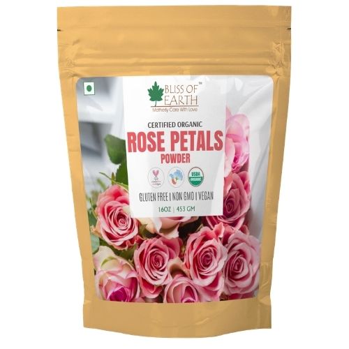 Organic Rose Petal Powder 16 Ounce